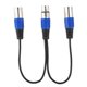 thumbnail image 2 of Adaptador de cable, conector hembra de 0,3 m Adaptador de cable conector hembra Cable de extensión de micrófono Funcionamiento suave, 2 of 9