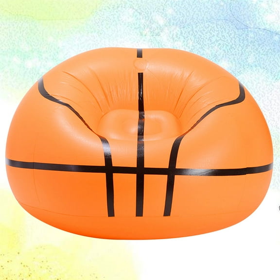 Supvox 1Pc Creative Inflatable Sofa Portable Lazy Couch PVC Lightweight for Beach Park Travel