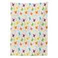 thumbnail image 3 of Ambesonne Butterfly Tablecloth Rectangular Table Cover, Cartoon Style Vivid, 60"x84", Multicolor, 3 of 4