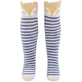 thumbnail image 1 of 1 Pair Girls Knee High Socks Fun Animal Pattern Socks Cotton Mid Calf Long Boot Socks, 1 of 8
