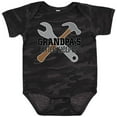 thumbnail image 3 of Inktastic Grandpa Little Helper Boys Baby Bodysuit, 3 of 5