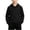 A1-Black, variant on Children's Winter Hooded Solid Fashion Novel Hooded Long Sleeved Casual Loose And Thick Heavy Pullover Hooded Sweatshirt Top