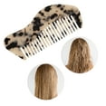 thumbnail image 5 of Unique Bargains 1 Pc Portable Special Shape Hair Comb Milky White Acetate Sheet, 5 of 5