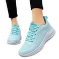 thumbnail image 3 of NOKIO Women Athletic Shoes Walking Running Shoes Non-Slip Fashion Sneakers Women Running Shoes Lace Up Front Sporty Sports Shoes Non Slip Gym Workout Shoes Casual Sneakers, 3 of 8