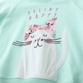thumbnail image 5 of Esaierr Sweatshirts for Toddler Girls，girl Breathable Soft Comfortable Cotton Long Top Green, 5 of 5