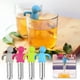 thumbnail image 1 of Fiudx Filtro de Té con Forma Humana, Infusor de Acero Inoxidable, Diseño de Malla Fina, Fácil Preparación de Té, Uso Versátil, Esencial En La Cocina, Doble Asa, Fácil de Limpiar, Incluye Un Infusor., 1 of 5