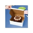 thumbnail image 3 of SCT White One-Piece Non-Window Bakery Boxes, 10 x 10 x 4, White, Paper, 100/Carton, 3 of 5