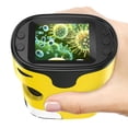 thumbnail image 1 of Microscopio portátil BEBANG 1000X 4K con pantalla de 2.0 pulgadas para niños, amarillo, 1 of 8