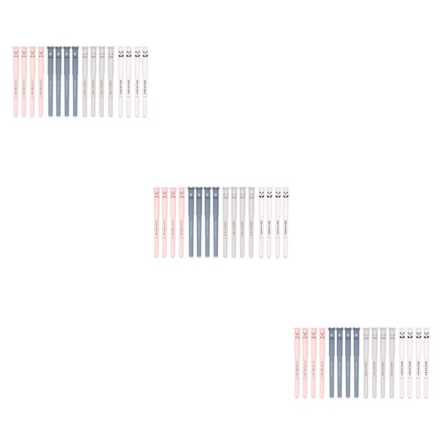 pitrice 12pcs PVC Erasable Pens For Fluent Writing And Rewriting With Reliable Ink Wide Application blue 3Set