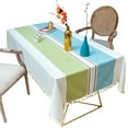 thumbnail image 1 of Mantel Mesa de comedor Mesa de café Bordado Bordes con flecos Mantel Diseño de borlas Decoración rústica, 140x260cm tholdsy HA007843-04, 1 of 6