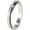Silver 4MM, variant on Anxiety Rings Titanium Steel Spinner Fidget Band Ring for Women Inspirational Relieving Anxiety Wedding Promise Lucky Statement Jewelry Comfort Fit Size 6 to 10