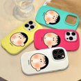 thumbnail image 2 of Crayon Shin-Chan Boochan iPhone15 funda de teléfono de dibujos animados de Anime Kawaii, 11, 12, 13, 14pro Max Plus, prevención de caídas, regalos para niñas, 2 of 4