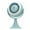Light Blue, variant on HOZVOMI Desktop Turbo Fan with USB Charging Wall Mounted Fan Portable Outdoor and Desktop Use Quiet 3 Speed Fan with 90 Degree Rotation