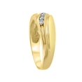 thumbnail image 2 of Mens 14K Yellow Gold 1/4ct Diamond Wedding Ring Band, 2 of 3
