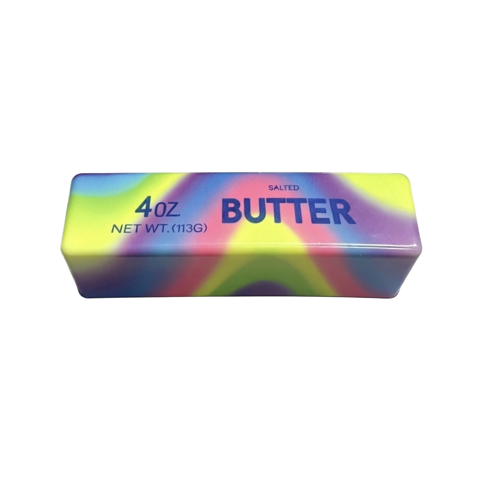 Rainbow Butter Squishy Toys, Slow Rise Squishy Butter Squeeze Toys, Butter Stick Squishies Stress Balls Goodie Bag Fillers 5.3"