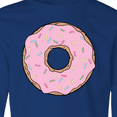 thumbnail image 4 of Inktastic Pink Donut with Sprinkles Long Sleeve Youth T-Shirt, 4 of 5