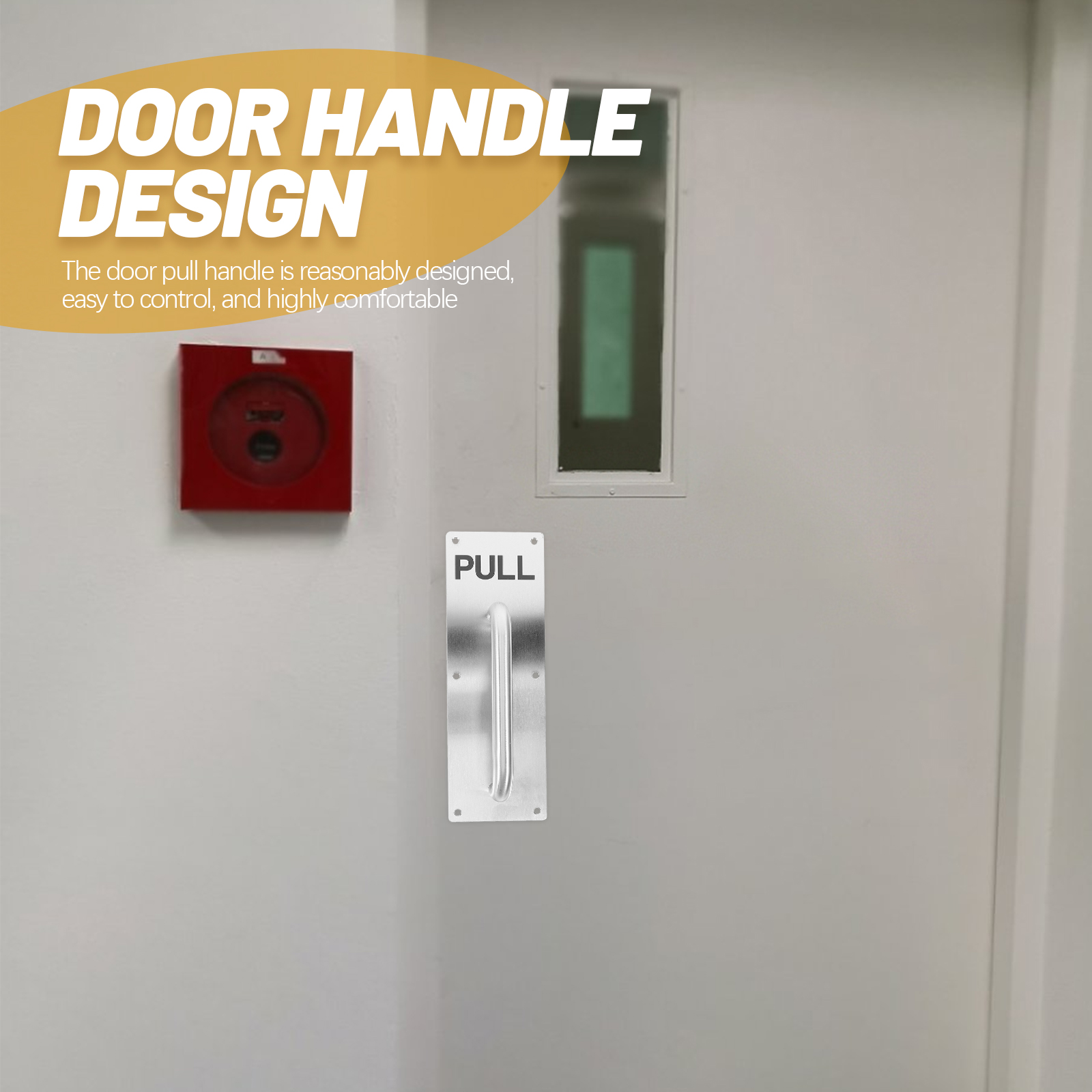 Push Pull Plate Commercial Door Stainless Handle Door Push Pull Plate ...