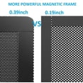 thumbnail image 4 of Fan Dust Filter Mesh Magnetic Frame PVC PC Computer Case Fan Dust Mesh Cover Grills Black-120*120MM 5PACK, 4 of 7