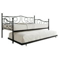 thumbnail image 6 of Castle Place Stylish Metal Twin Daybed with Trundle, Black, 6 of 7