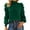 Green, variant on AOOCHASLIY Christmas Tops Fashion Women's Round-Neck Long Sleeve Solid Casual T-Shirt Blouse Tops