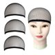 thumbnail image 1 of 4 piezas (negras) de redecilla para el pelo para pelucas, gorros para pelucas unisex para hombres y mujeres, 1 of 5