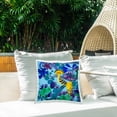 thumbnail image 3 of Stupell Industries Whimsical Yellow Bird & Flowers Design by Kay Widdowson Outdoor Printed Pillow, 3 of 6