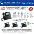 thumbnail image 2 of Grandstream GXP2170 4-UNITS 12 Line IP Phone, Color Display-VoIP, 2 of 2