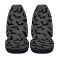 thumbnail image 5 of XYZCANDO Stretchable Front Seat Covers for Cars Truck SUV Sedan, Washable Soft Car Seat Covers 2 pcs Polyester Fabric Bat, 5 of 10