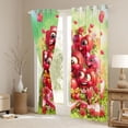 thumbnail image 3 of Feelyou 3D Love Heart Curtains Pack of 2 (42x84 Each) for Teens, Valentine's Day Gifts Curtains Blackout, Funny Cartoon Style Bedroom Curtains, Window Curtains Home Decor, 3 of 6