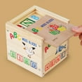 thumbnail image 3 of Wooden Number Building Blocks 27-Piece Educational Set for Toddlers with Alphabet Numbers Patterns & Storage Box, 3 of 6