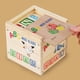 thumbnail image 5 of Juego de bloques de madera de 27 piezas para niños pequeños: bloques educativos con alfabeto, números y patrones, con caja de almacenamiento., 5 of 6