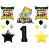 1st BIRTHDAY CONSTRUCTION Balloons Decoration Supplies Party Boy Dump Truck Bulldozer First