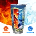 thumbnail image 6 of Lsque Fantasy Treehouse Planet Scene Pattern 20oz Car Cup with Lid and Straw, Insulated Coffee Cup with Straw Topper, Spill Proof Travel Coffee Mug, Stainless Steel Tumble-Straw Two-piece Set, 6 of 8