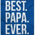thumbnail image 2 of Best Papa Ever Fathers Day Gift Men's Big & Tall Crewneck Graphic Tee Brisco Brands 4X, 2 of 5