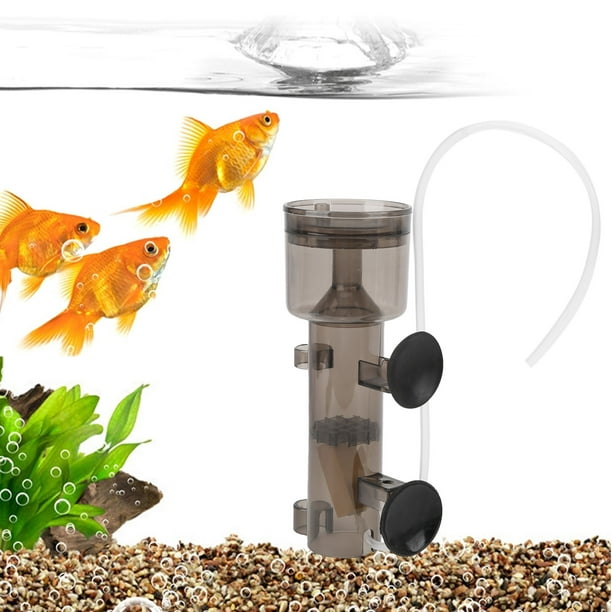 LAFGUR Aquarium Protein Skimmer, Acrylic Material Fish Tank Mini