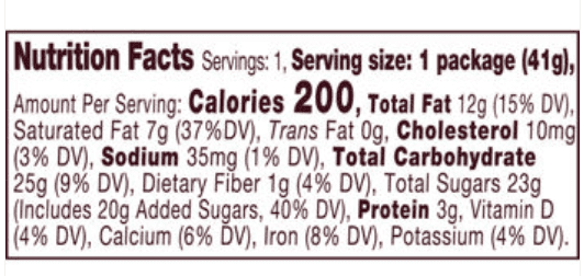 Hershey Kisses Solid Milk Chocolate 1.45oz 1ct