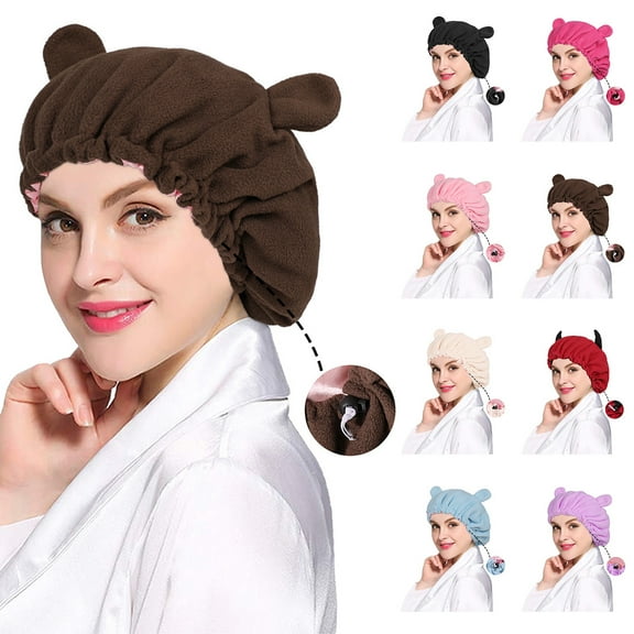 Dalrosia Satin Bonnet for Sleeping, Silk Bonnet Hair Wrap Bonnet for Sleeping Women Double Layer Adjustable Night Cap Gifts