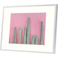 thumbnail image 2 of Frametory, Silver Aluminum Frame Includes Ivory Mat for Picture Wall Display, Sawtooth Hanger, Swivel Tabs, Spring Clips Great for Photos, Artworks, Posters (12x16 Frame for 8.5x11 Picture, 1-Pack), 2 of 5