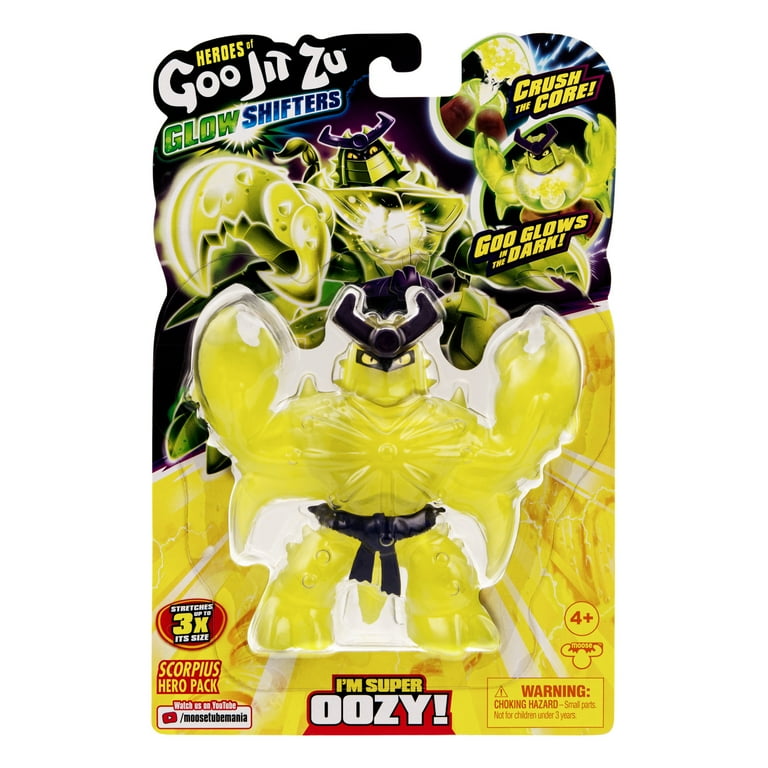 Walmart Heroes Of Goo Jit Zu Glow Shifters, Scorpius Hero Pack