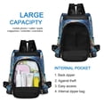 thumbnail image 6 of FORMRS Women's Travel Backpack Purse Anti-Theft Hidden Pockets Casual Shoulder Bag, Crystal Moon, 6 of 7