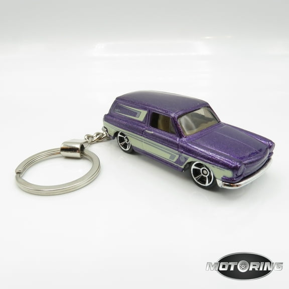 1969 '69 VW Volkswagen Squareback Custom Car Novelty Keychain 1:64 Diecast