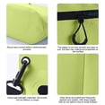 thumbnail image 5 of UNLLLL Waterproof Zipper Storage Crossbody Bag, Portable PVC Beach Toiletry Organizer, Travel Dry Shoulder Bag, for Swimming Diving Outdoor Adventure Use (Green), 5 of 7