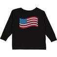 thumbnail image 3 of Inktastic Grunge American Flag Boys or Girls Long Sleeve Toddler T-Shirt, 3 of 5