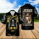 thumbnail image 2 of Camisa hawaiana Aloha con Jesús y león, unisex, con solapa, de manga corta, para verano, para hombre y mujer, genial para playa, con flores, tops cruzados, 2 of 5