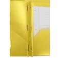 thumbnail image 5 of 2-Pocket Poly Folders with Fasteners, Yellow, Pack of 25, 5 of 9