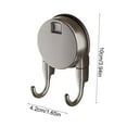 thumbnail image 6 of Yooshoverk Double-Head Suction Hook, No-Drill Strong Hold, Door Clothes Hanger, Home and Bathroom Storage, 6 of 6