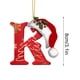 thumbnail image 3 of 26 Letters Christmas Tree Decoration Pendant Christmas Tree Ornaments Personalized DIY Christmas Ornaments Christmas Decoration Xmas Tree Hanging Decor, 3 of 5