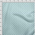 thumbnail image 4 of oneOone Tissu Popeline de Coton Bleu Ciel Rétro Ours Matériel de Robe Tissu Imprimé Tissu au Mètre 42 Pouces de Large, 4 of 5