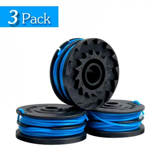 Greenworks .065Inch Dual Line String Trimmer Replacement Spool 3Pack
