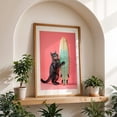 thumbnail image 5 of surfer cat 05 - Photography Cat Surfboard Humor Pastel Animal Surrealism Beach House Unframed Wall Art Print 16 x 24 inches, 5 of 60